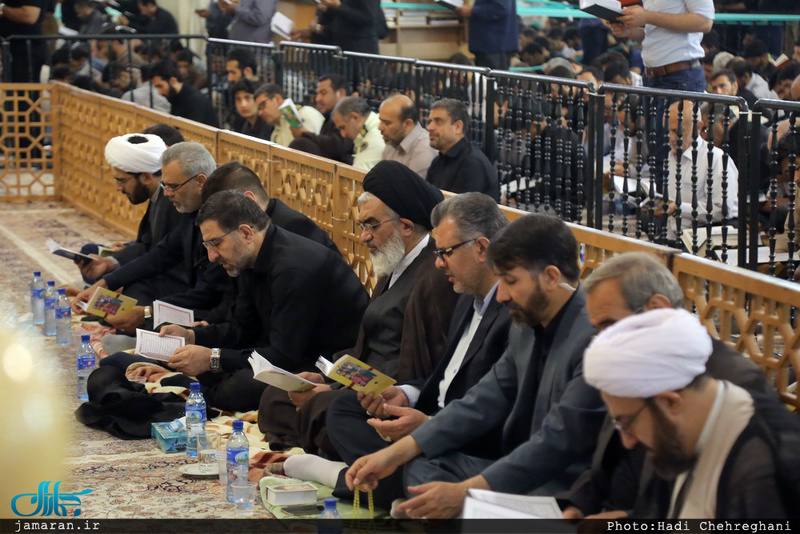 مراسم احیای شب نوزدهم ماه مبارک رمضان در حرم مطهر حضرت معصومه(س)