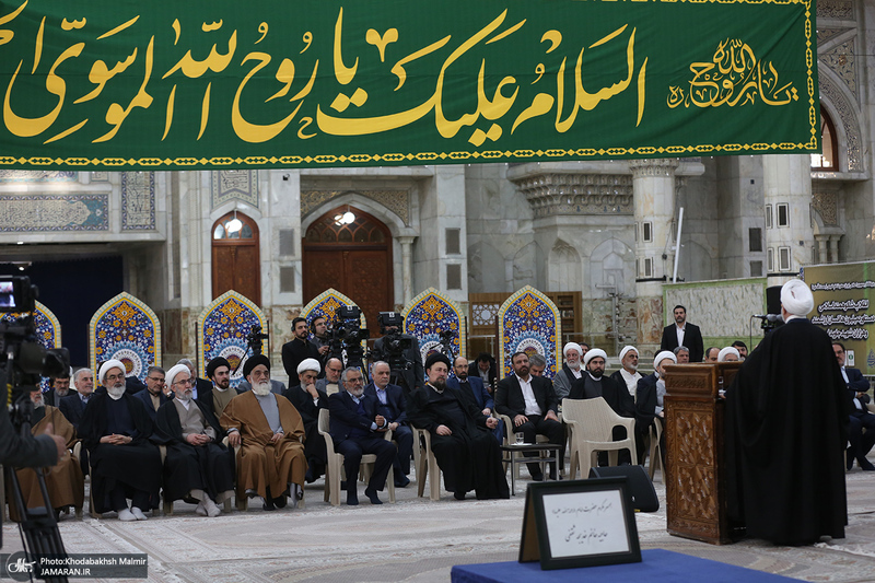 تجدید میثاق رئیس قوه قضاییه و مسئولان عالی قضایی با آرمان‌های حضرت امام (س)