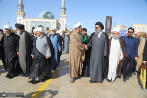 مراسم تشییع آیت الله موسوی تبریزی (ره)