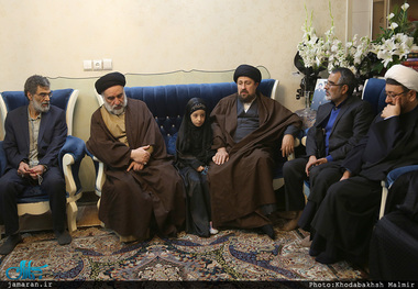 حضور سید حسن خمینی در منزل مرحوم اسدالله پرنده رضایی