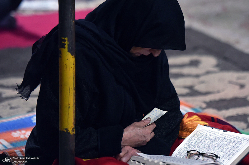 احیای شب بیست و یکم ماه رمضان در گلزار شهدای بهشت زهرا (س)