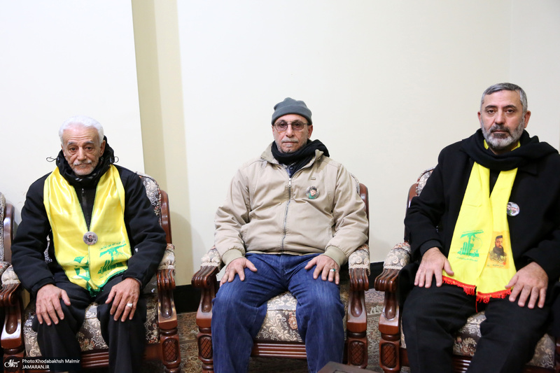 دیدار جمعی از خانواده  های شهدای لبنان با سیدحسن خمینی