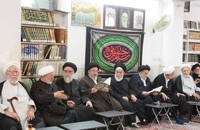 مراسم عزاداری عاشورای حسینی سال ۱۴۰۵ در دفتر آیت الله العظمی صانعی (ره) در قم (3)