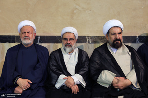 مراسم بزرگداشت آیت الله موسوی بجنوردی (ره) در حسینیه جماران - 1