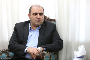 دیدار مدیر و معاونین روزنامه اطلاعات با سید حسن خمینی