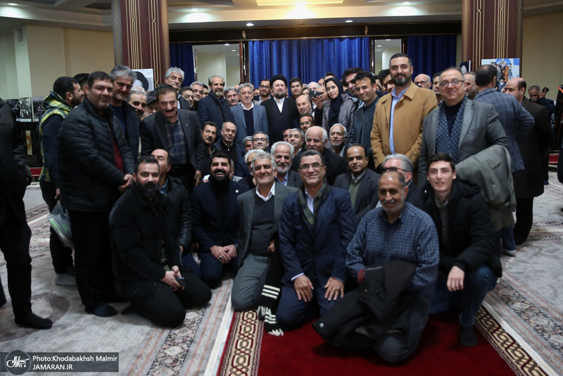 دیدار  رئیس و جمعی از اعضای اتاق اصناف تهران‌ با سید حسن خمینی