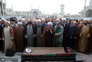 مراسم تشییع و خاکسپاری حجت الاسلام والمسلمین حاج شیخ عباس صالحی منش(ره)