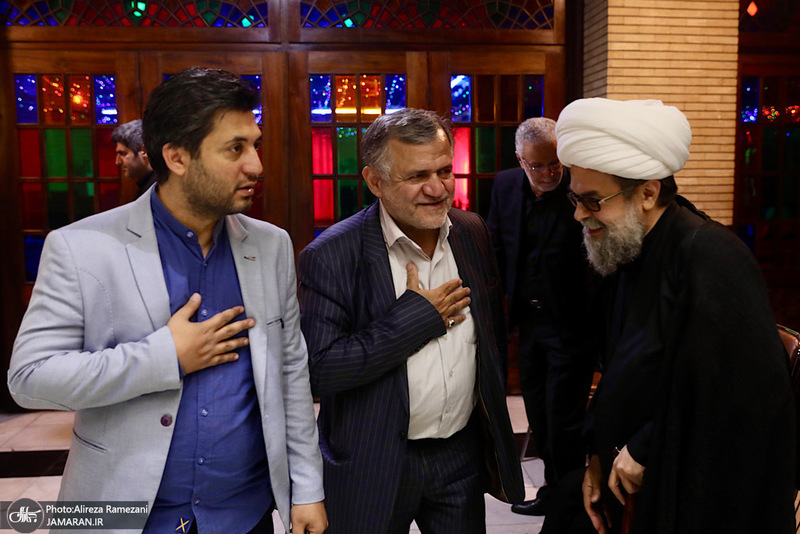 مراسم ختم همسر آيت الله راستی کاشانی