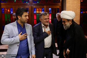 مراسم ختم همسر آيت الله راستی کاشانی