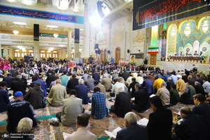 آیین ترتیل خوانی قرآن کریم در حرم حضرت معصومه (س)‎‎