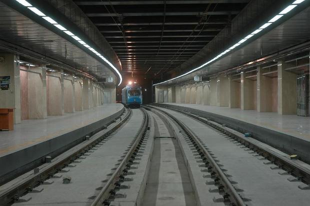 4.5 کیلومتر از باقیمانده مسیر خط دوم قطار شهری مشهد ریل گذاری شد