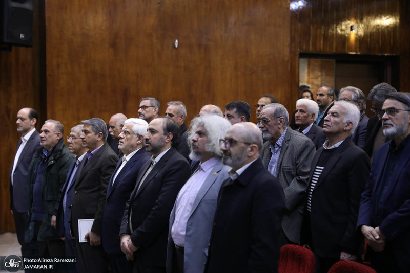 مراسم استاد ممتازی دانشگاه صنعتی شریف با حضور عارف