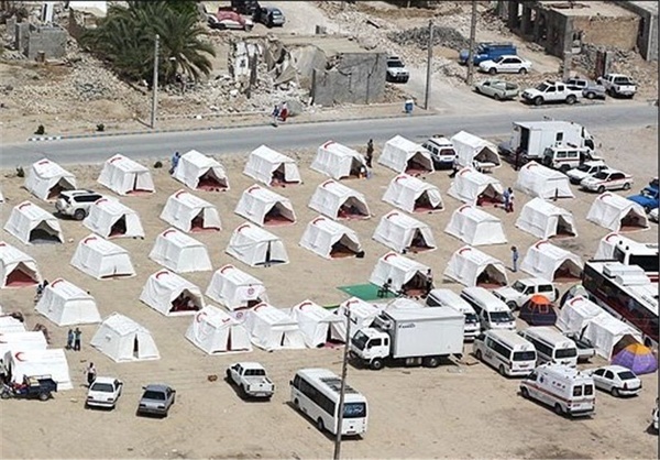 اردوگاه 2 هزار نفری در پایانه برکت آماده اسکان‌ اضطراری زائران اربعین