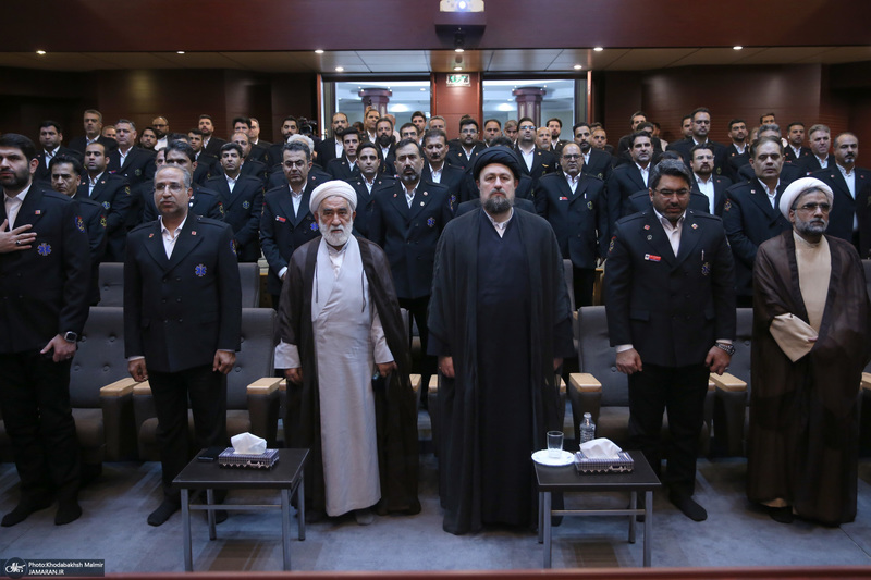 دیدار مدیران اورژانس استان تهران با سید حسن خمینی