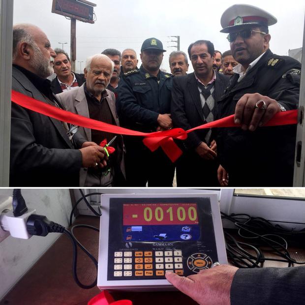 افتتاح سامانه دوربین توزین حرکت هوشمند خودروهای سنگین در جاده هراز