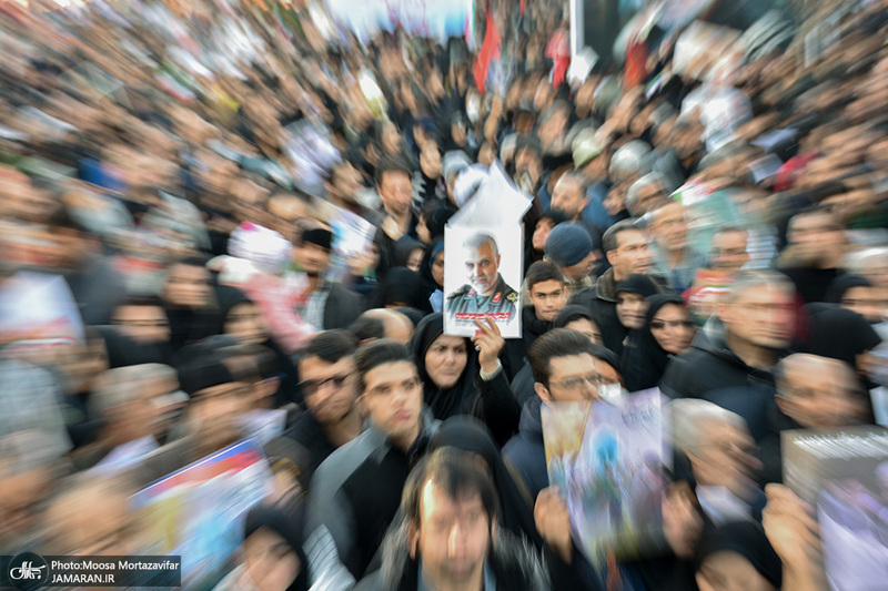 حضور میلیون ها تهرانی در تشییع پیکر مطهر سردار قاسم سلیمانی - 7