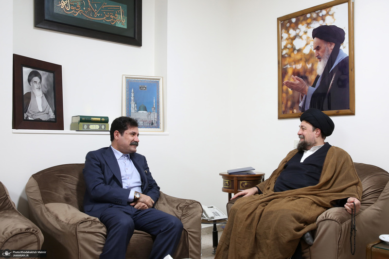 دیدار آقای عبدالکریم حسین‌زاده معاون رئیس جمهور با سید حسن خمینی