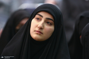 مراسم بزرگداشت شهید حاج قاسم سلیمانی در مصلی امام خمینی (ره) زینب سلیمانی