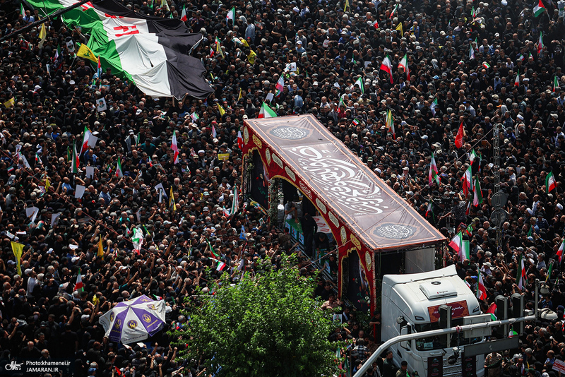 مراسم تشییع شهدای جنگ تحمیلی رژیم صهیونیستی در تهران-7
