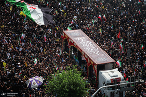 مراسم تشییع شهدای جنگ تحمیلی رژیم صهیونیستی در تهران-7