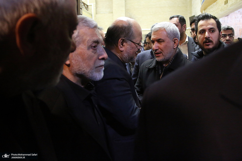 مراسم ترحیم مادر محمد شریعتمداری