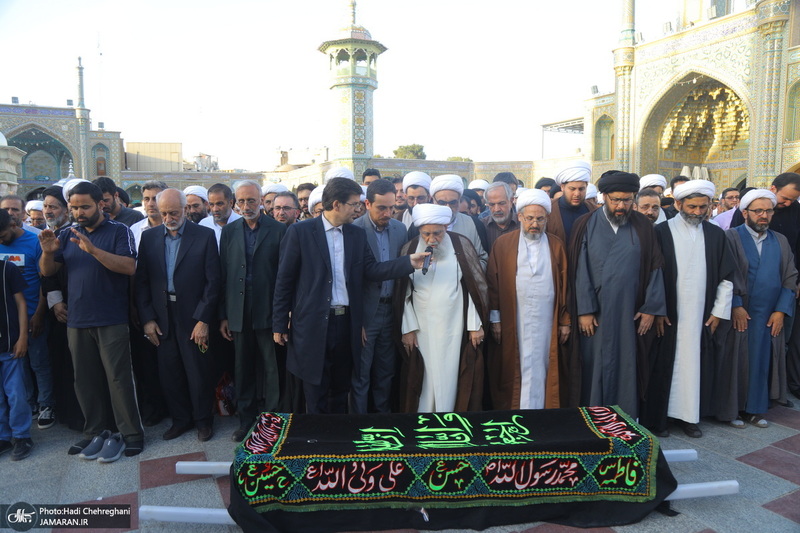 مراسم تشییع مرحوم استاد محمد حسین حشمت‌پور‎