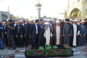 مراسم تشییع مرحوم استاد محمد حسین حشمت‌پور‎