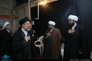 مراسم عزادارى شهادت حضرت فاطمه زهرا(س) در بيت آيت الله دوستى زنجانى