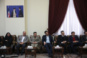 دیدار وزیر ارتباطات و معاونین با سید حسن خمینی