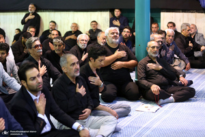 مراسم عزاداری هیئت جامعه اسلامی ورزشکاران در حسینیه جماران