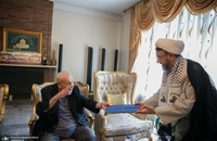 دیدار سرپرست موسسه تنظیم و نشر آثار امام خمینی(س) با سفیر فلسطین در تهران/ صلاح زواوی
