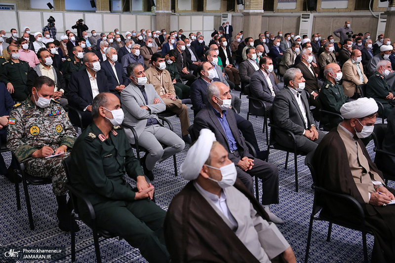 دیدار دست‌اندرکاران کنگره شهدای استان قم با رهبر معظم انقلاب