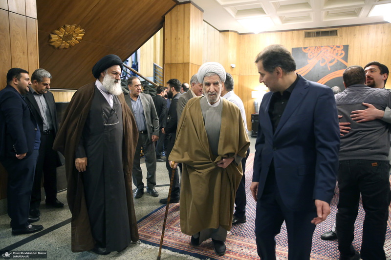 مراسم چهلمین روز درگذشت آیت الله بجنوردی در دائره المعارف بزرگ اسلامی - 3