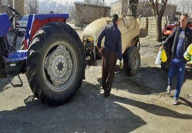 ۵۲ روستای اشنویه ضدعفونی شد