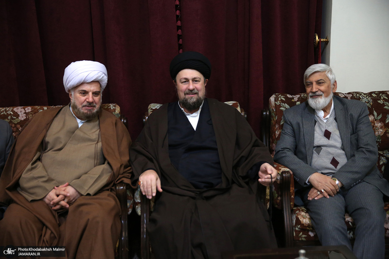 دیدار رئیس، مدیران و جمعی از کارکنان کمیته امداد امام خمینی (ره) با سید حسن خمینی