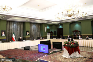 جلسه مشترک ستاد اقتصادی دولت و نمایندگان فعالان اقتصادی با حضور رییس جمهور