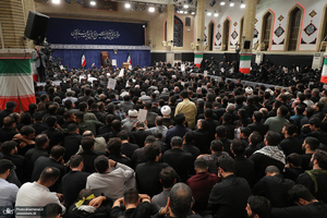 مراسم بزرگداشت شهدای جنگ تحمیلی اخیر با حضور و سخنرانی رهبر معظم انقلاب