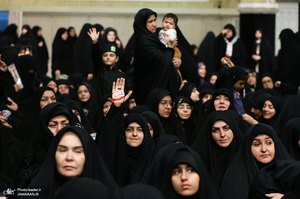 مراسم عزاداری شهادت امام رضا (ع) در حسینیه امام خمینی