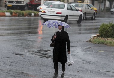 بارندگی‌ها تا فردا در همدان تداوم دارد کاهش سرعت وزش باد