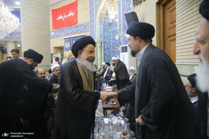 مراسم ختم مادر همسر آیت الله محمدجواد فاضل لنکرانی