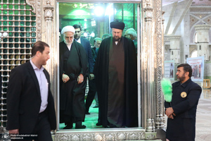 تجدید میثاق رئیس قوه قضائیه و مسئولان عالی قضایی با آرمان‌های حضرت امام خمینی (س)