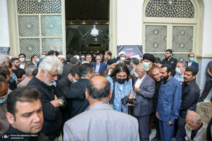 خاکسپاری پیکر حجت الاسلام و المسلمین سید محمود دعایی در حرم امام خمینی (س)