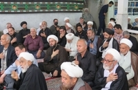 مراسم روز شهادت امام محمد باقر (ع) در دفتر آیت‌الله‌العظمی صانعی (4)