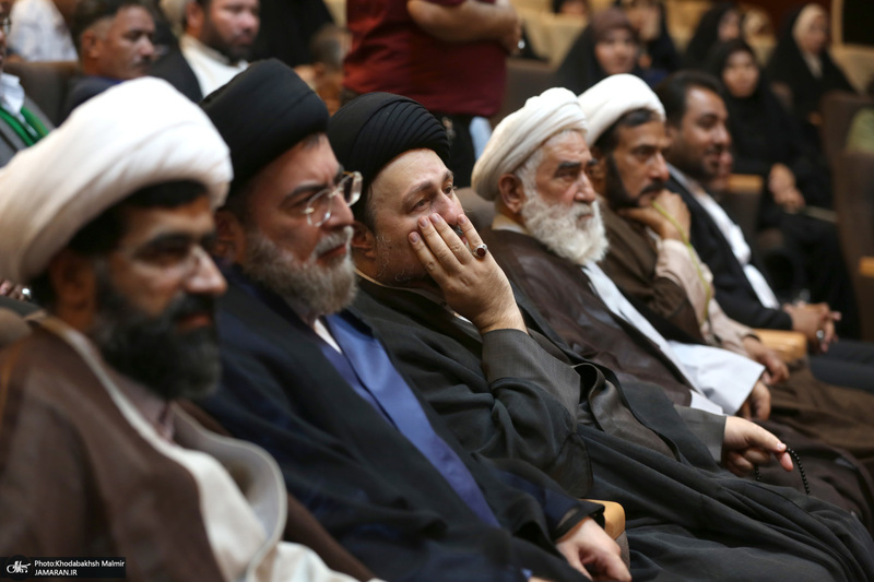 دیدار مسئولین هیت های مذهبی اتباع استان تهران با سید حسن خمینی