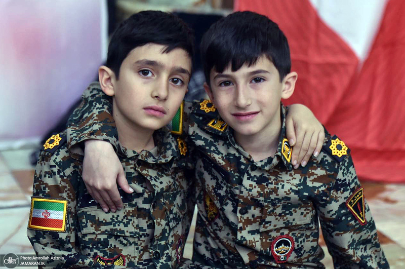 اجتماع باشکوه نوجوانان آرمانی لشکر قدس در حرم مطهر امام خمینی (س)-2