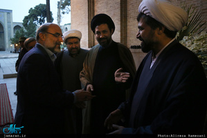 مراسم ختم آیت الله حائری شیرازی(ره) در مدرسه عالی شهید مطهری 