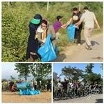 پاکسازی حاشیه تالاب و همایش دوچرخه سواری در بندرانزلی