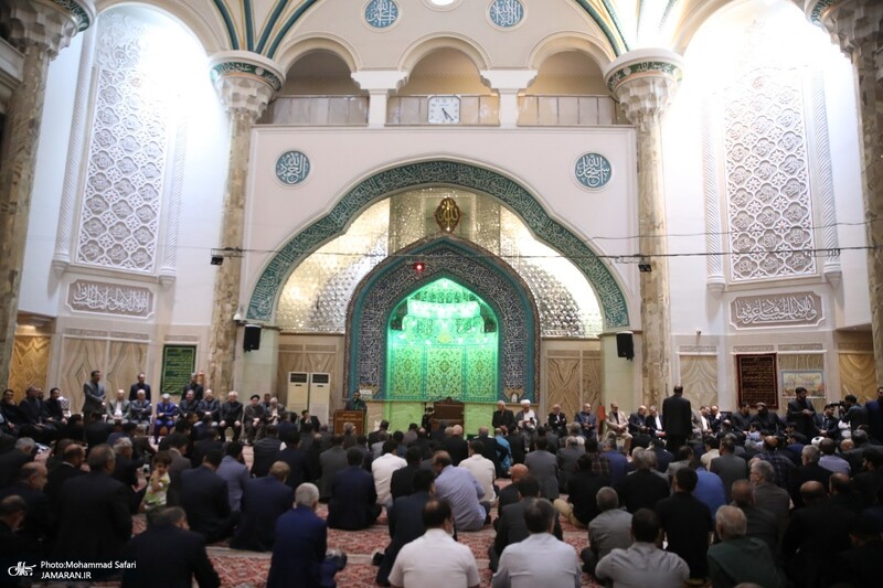 مراسم ختم همسر علی آقامحمدی -1