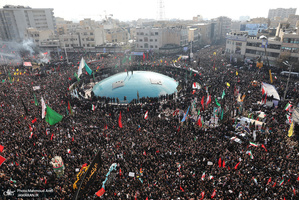 حضور میلیون ها تهرانی در تشییع پیکر مطهر سردار قاسم سلیمانی - 2