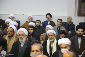 مراسم ختم همسر آیت الله العظمی سبحانی در قم